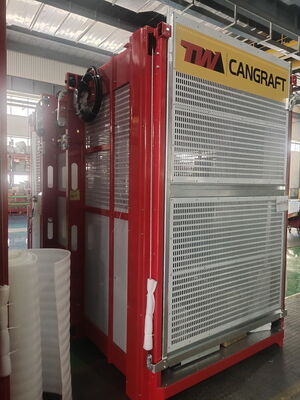 좋은 가격 공사 현장 래크와 피니언 건설 승강기, 110kW, 300m 올리는 높이, 핫 다이프 가루화, 300m 래크와 피니언 승강기, 온라인으로