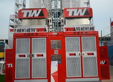 베벨 모터 건설 승강장 2x13kw 화물 승강장