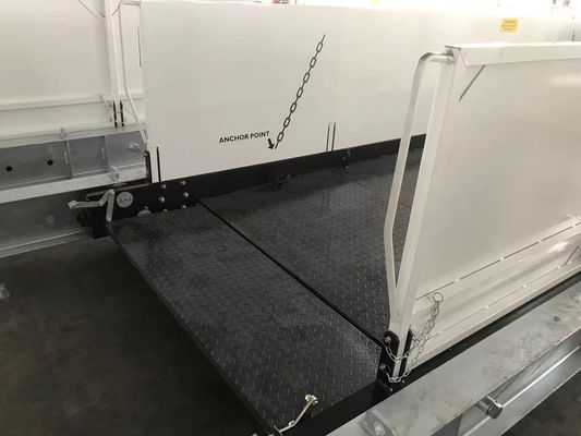 샌드 블래스팅 2200mm 빌딩용 망원경 로딩 플랫폼
