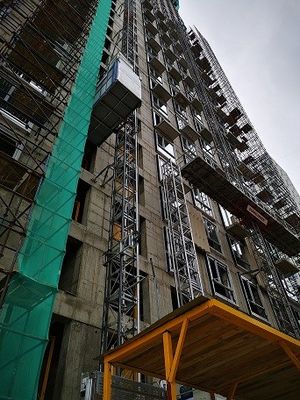 완전 자동 건설 승강장, 75kW 건물 승강장